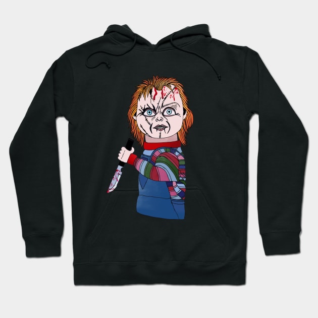 Chucky Doll Hoodie by Brains